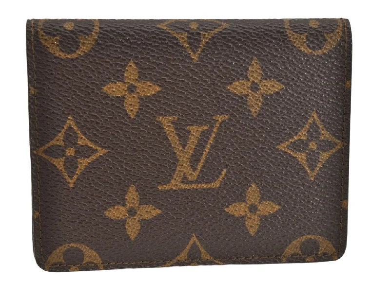 Authentic Louis Vuitton Monogram Vintage Card Pass Case Purse LV 1650K