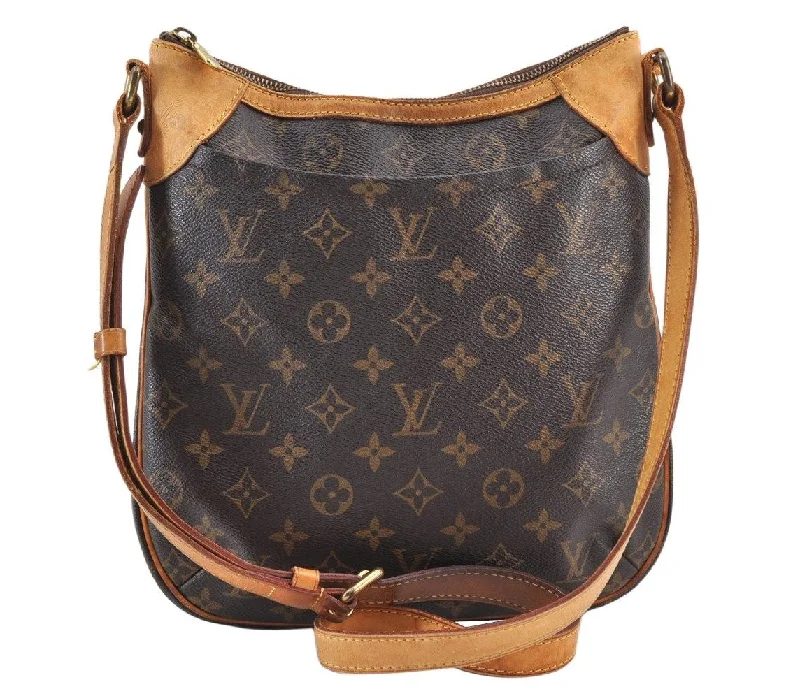 Authentic Louis Vuitton Monogram Odeon PM Shoulder Bag M56390 LV Junk 1739K