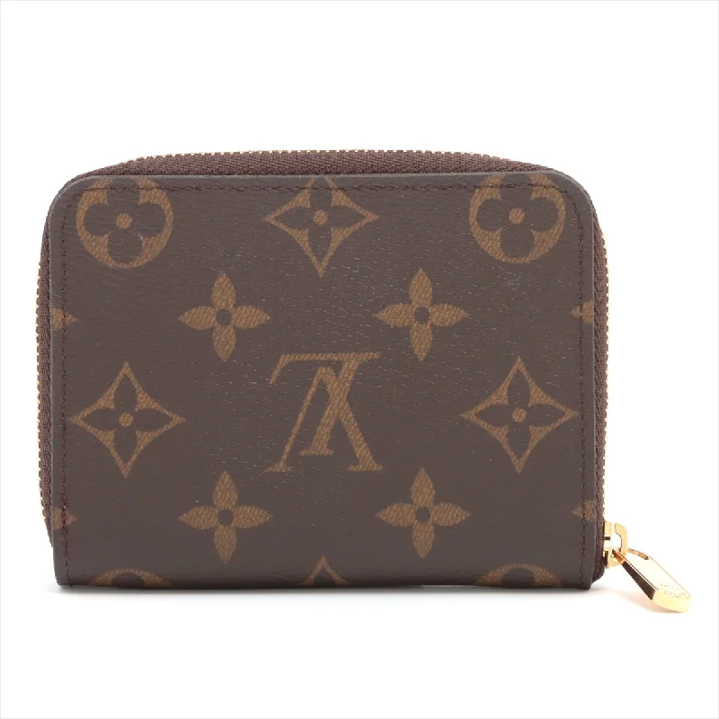 Louis Vuitton Monogram Zippy Coin Pass M60067 Brown Coin Case