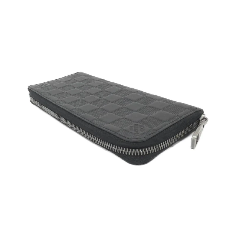 Louis Vuitton Damier Ampini Zippie Wallet Vertical N63548 Wallet