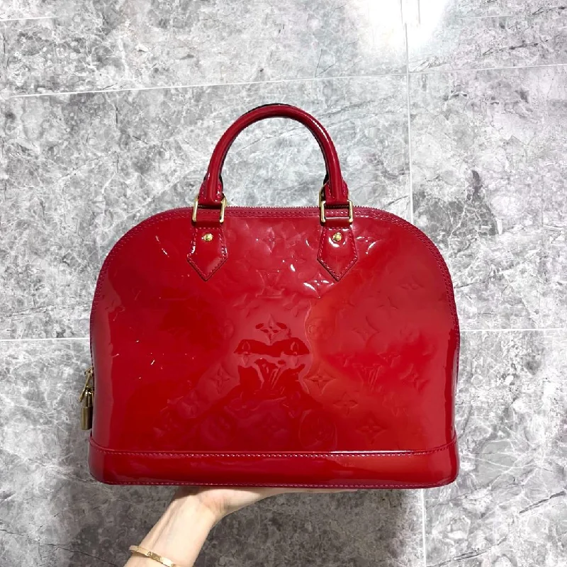 LV Alma PM Vernis GHW Red