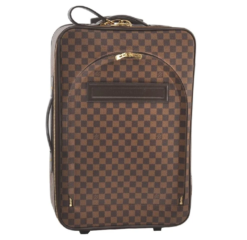 Authentic Louis Vuitton Damier Pegase 55 Travel Carry Bag N23294 Junk 1308K