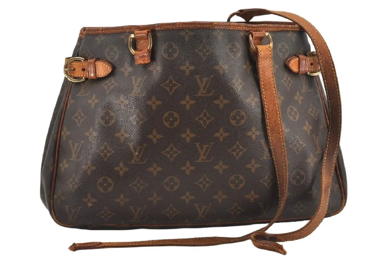 Auth Louis Vuitton Monogram Batignolles Horizontal Tote Bag M51154 Junk 2408K