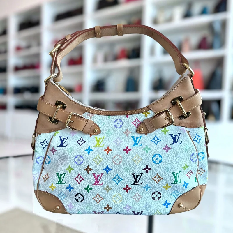 Louis Vuitton LV Greta Multicolor Vintage White Monogram