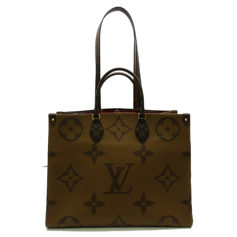 Louis Vuitton On The Go GM 2w Shoulder Bag Canvas Monogram Reversee  Brown M45320