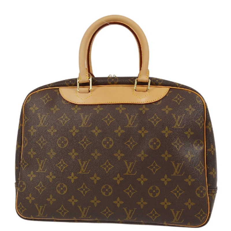 Louis Vuitton 2003 Monogram Deauville Bowling Vanity Handbag M47270