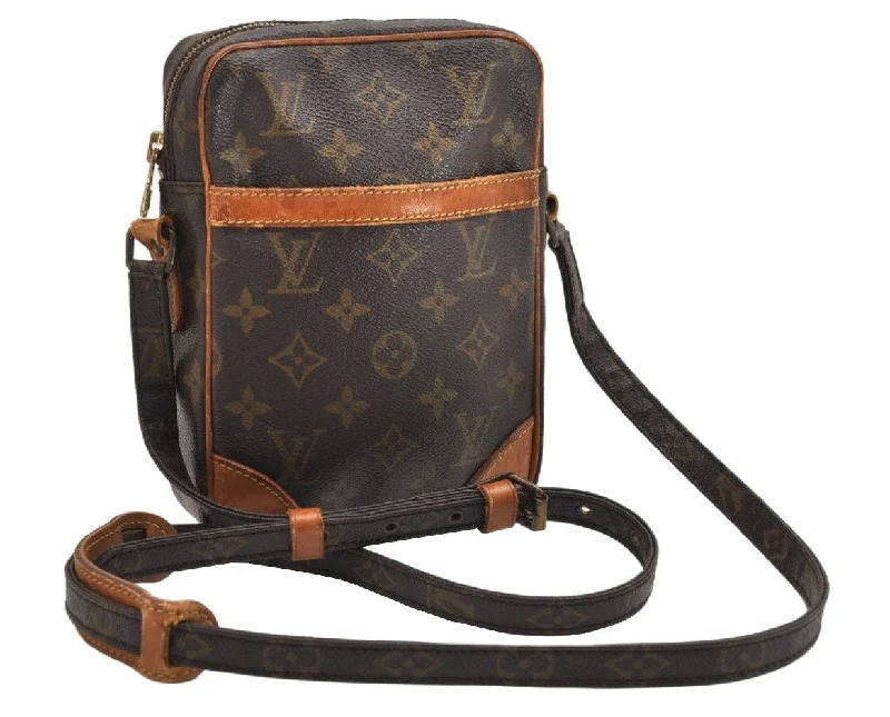 Authentic Louis Vuitton Monogram Danube Shoulder Cross Body Bag M45266 LV 1743K