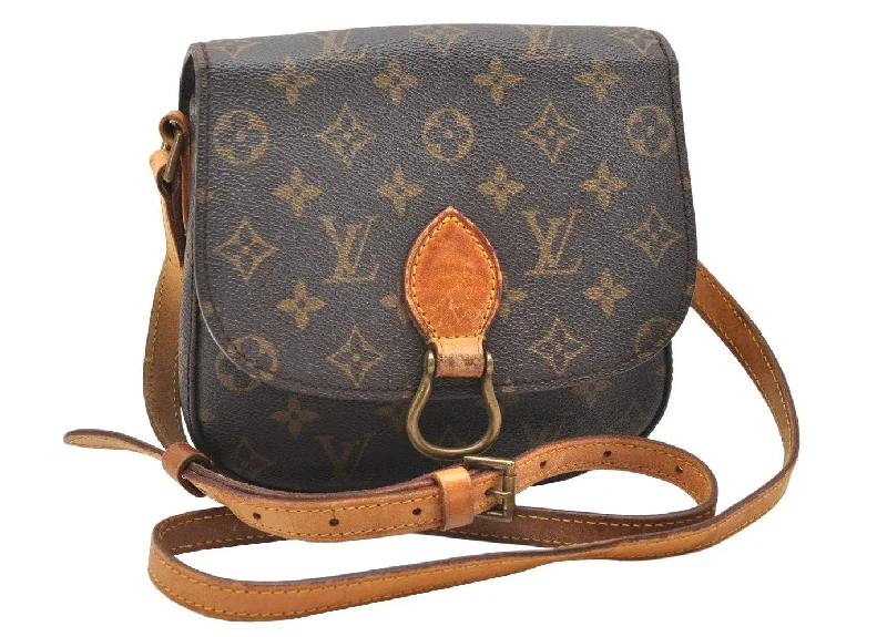 Authentic Louis Vuitton Monogram Saint Cloud MM M51243 Shoulder Cross Bag 2783K