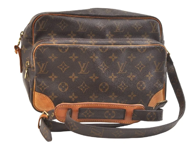 Authentic Louis Vuitton Monogram Nile Shoulder Cross Body Bag M45244 Junk 2634K