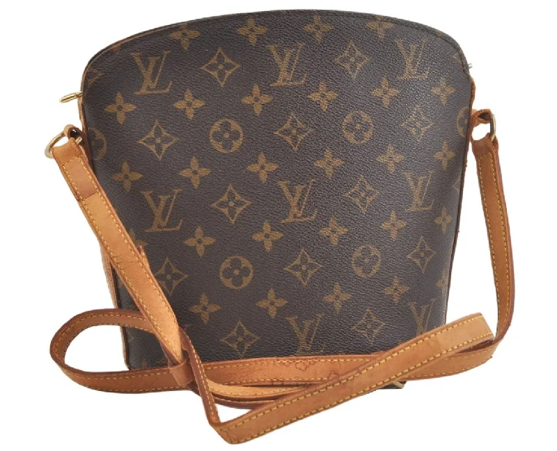 Authentic Louis Vuitton Monogram Drouot Shoulder Cross Body Bag M51290 LV 2782K