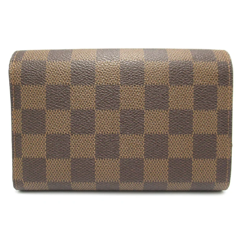 Louis Vuitton Louis Vuitton Portefolio Alexandra Three Fold Wallet Three Folded Wallet PVC  Canvas Damier  Brown N63067