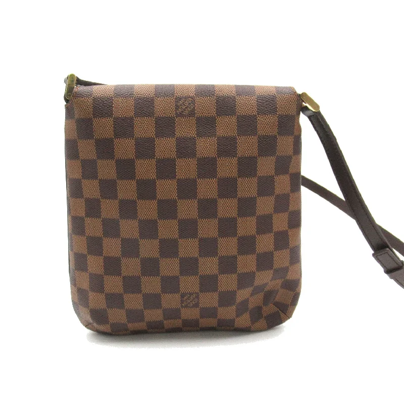 Louis Vuitton Louis Vuitton Musette Salsa Long Shoulder Bag PVC Coated Canvas Damier  Brown N51300