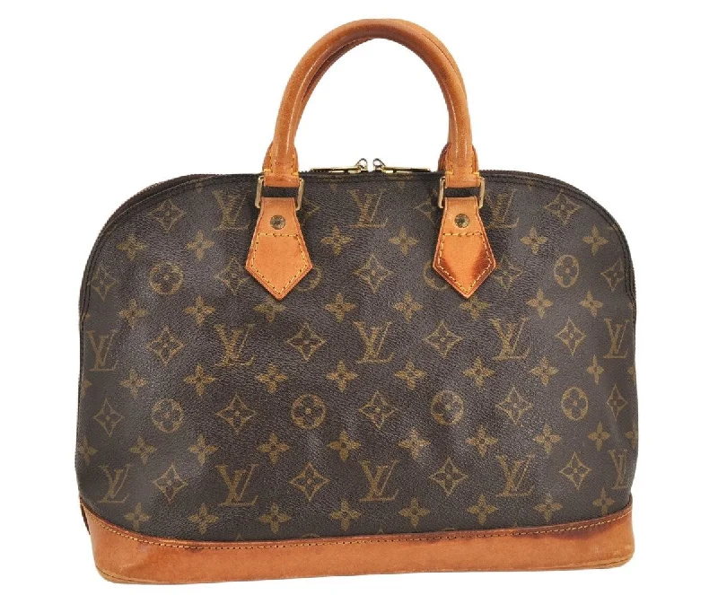 Authentic Louis Vuitton Monogram Alma Hand Bag Purse M51130 LV 2513K