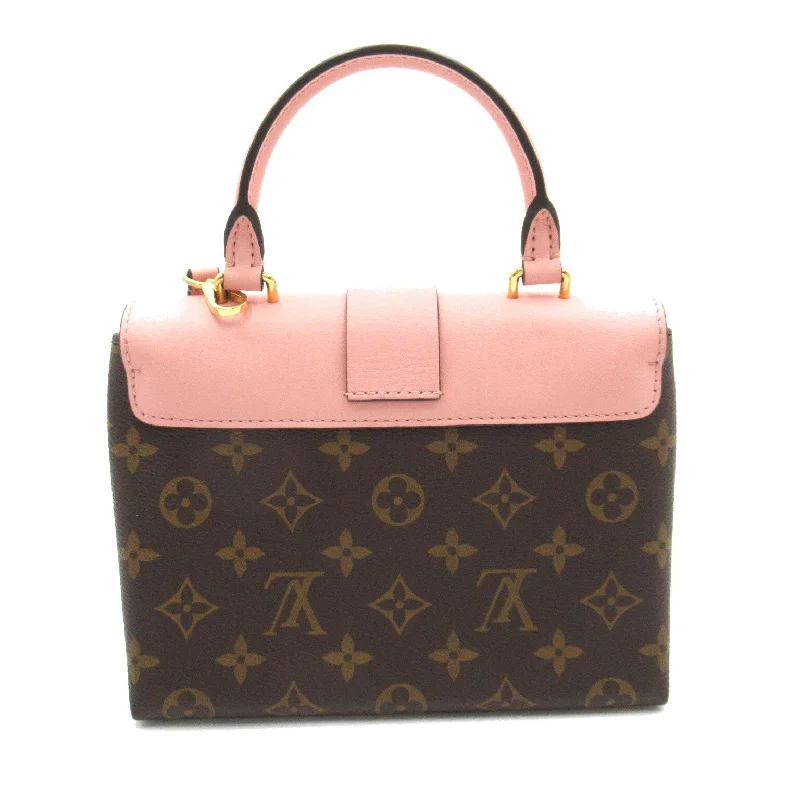 Louis Vuitton LOUIS VUITTON Locky BB Shoulder Bag PVC Coated Canvas Monogram  Brown/Pink M44080