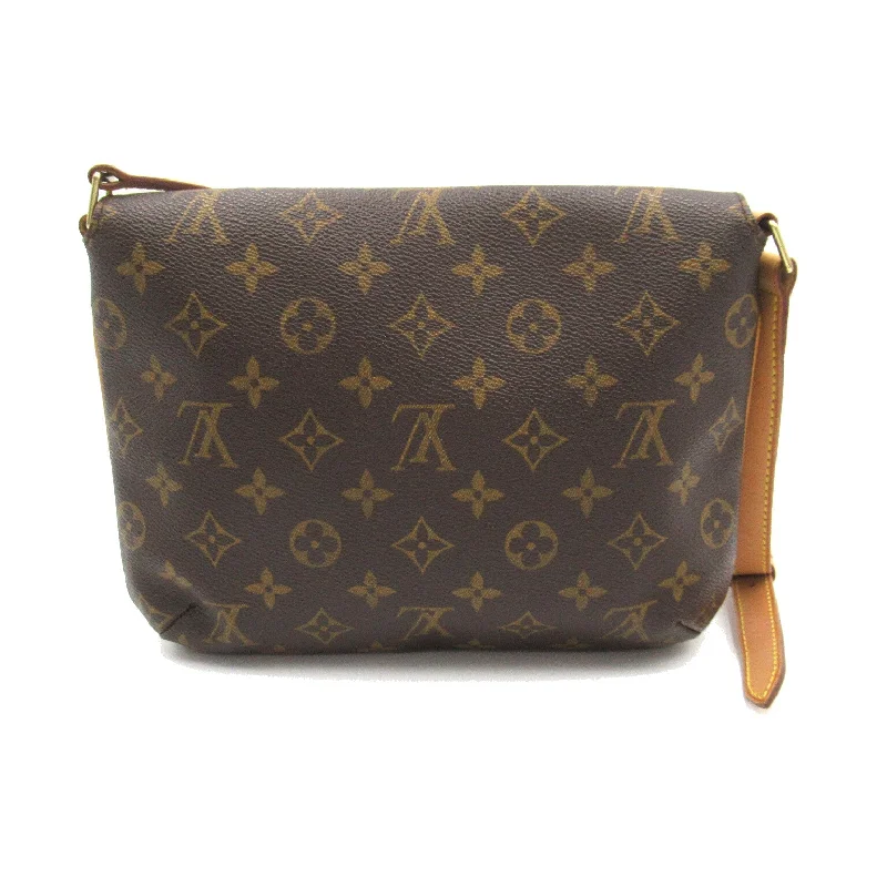 Louis Vuitton Musette Tango Short Shoulder Bag Shoulder Bag PVC Coated Canvas Monogram  Brown M51257