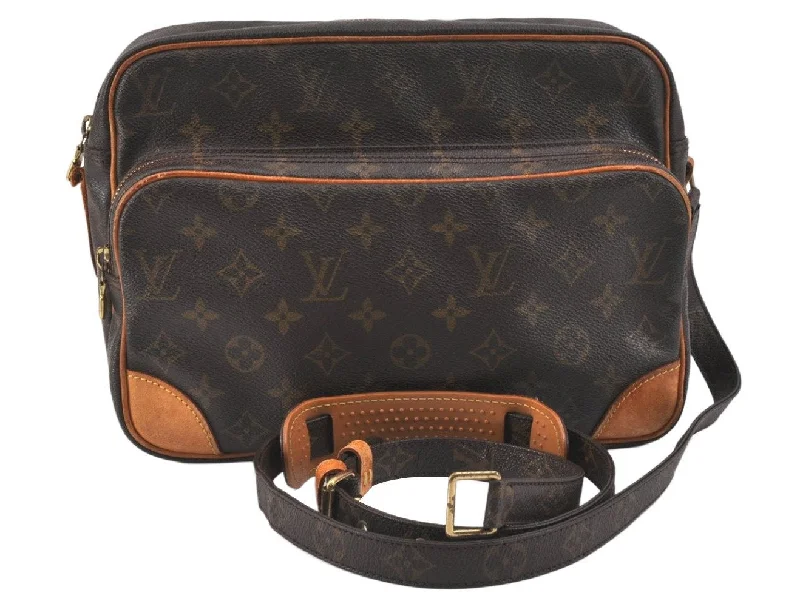 Authentic Louis Vuitton Monogram Nile Shoulder Cross Body Bag M45244 Junk 2315K