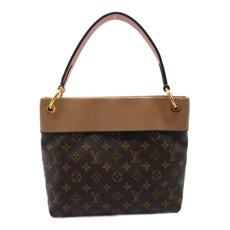 Louis Vuitton Louis Vuitton Tuil Reeves Shoulder Bag PVC Coated Canvas Leather Monogram  Brown Seasame/Pesh/Creme M44272