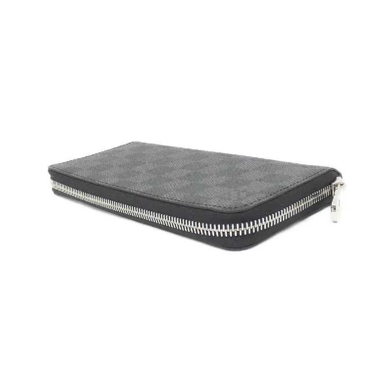 Louis Vuitton Damier Graphite Zippie Wallet Vertical N63095 Wallet