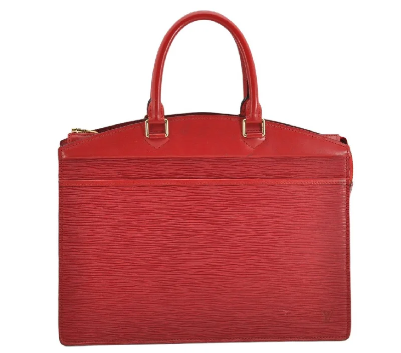 Authentic Louis Vuitton Epi Riviera Hand Bag Red M48187 LV Junk 1716K