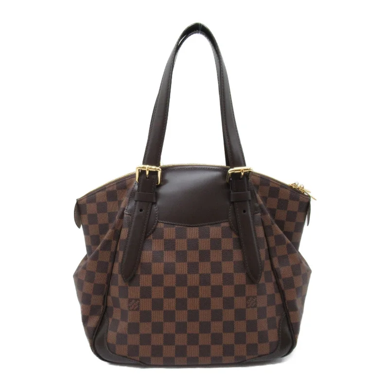 Louis Vuitton Verona MM Shoulder Bag PVC coated canvas Damier  Brown N41118