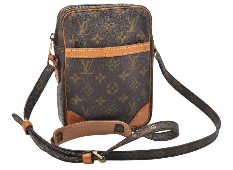 Authentic Louis Vuitton Monogram Danube Shoulder Cross Body Bag M45266 LV 2355K