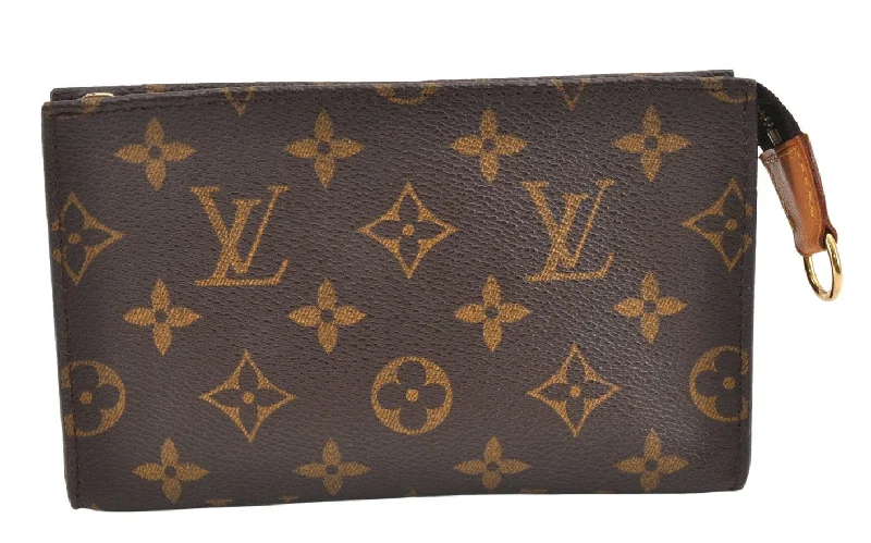 Authentic Louis Vuitton Monogram Pouch For Bucket PM LV 2098K