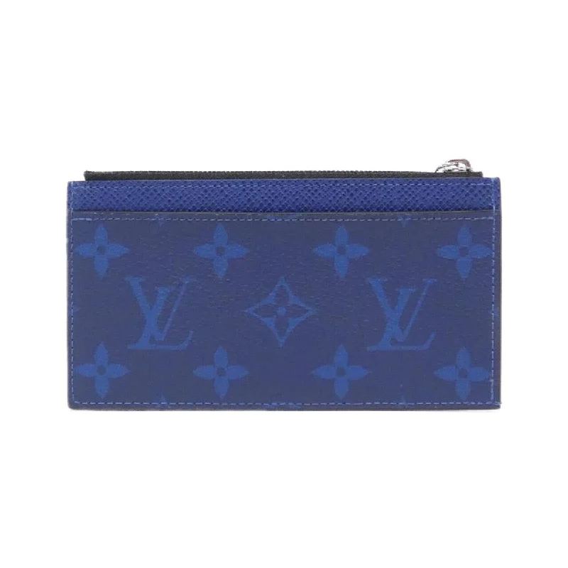 Louis Vuitton Taiga Lama Coin Card Her M30270 Coin & Card Case