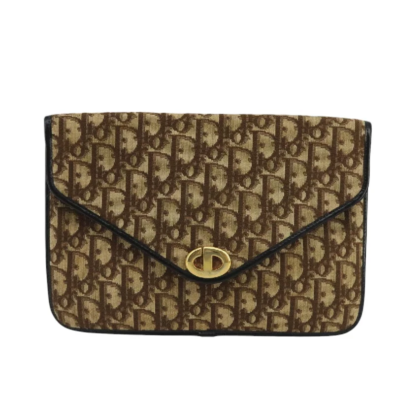 Dior Trotter  Canvas Clutch Bag (Pre-Owned)