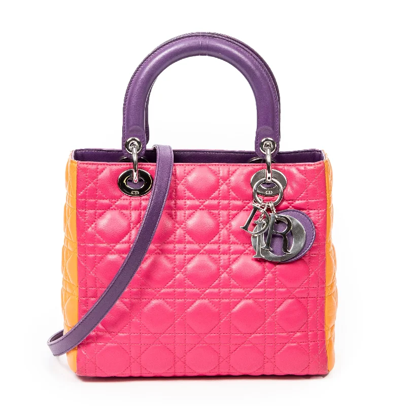 Medium Tricolor Lady Dior