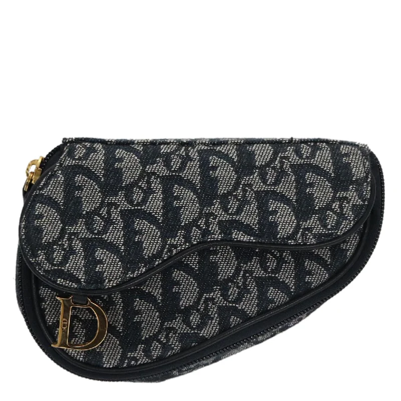 Dior Saddle  Canvas Clutch Bag (Pre-Owned)