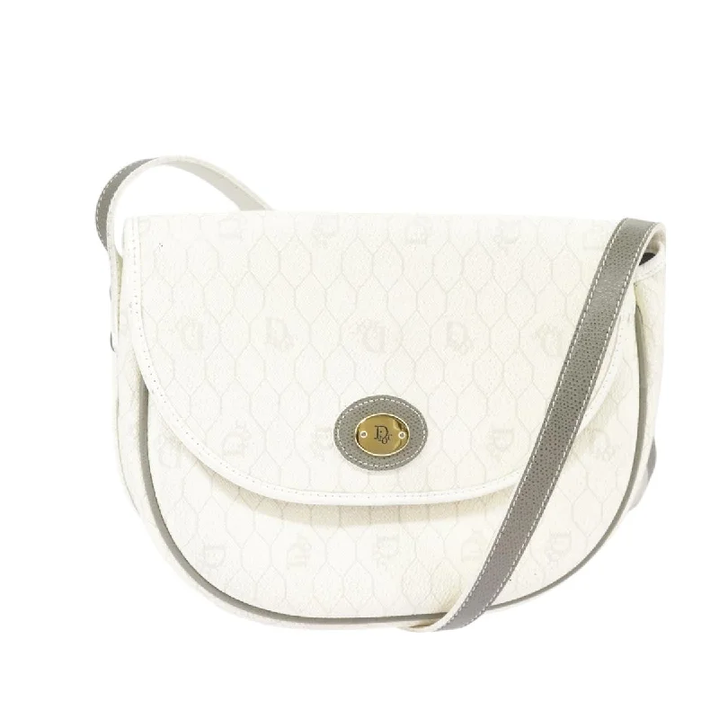 Dior Honeycomb  Canvas Shoulder Bag (Pre-Owned)