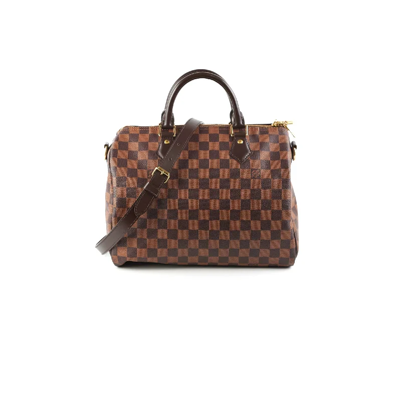 Louis Vuitton Speedy 30 Bandouliere Damier Ebene