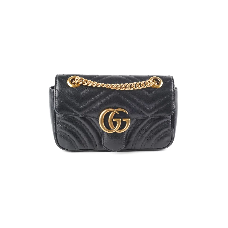 Gucci Marmont Black Small Shoulder Bag