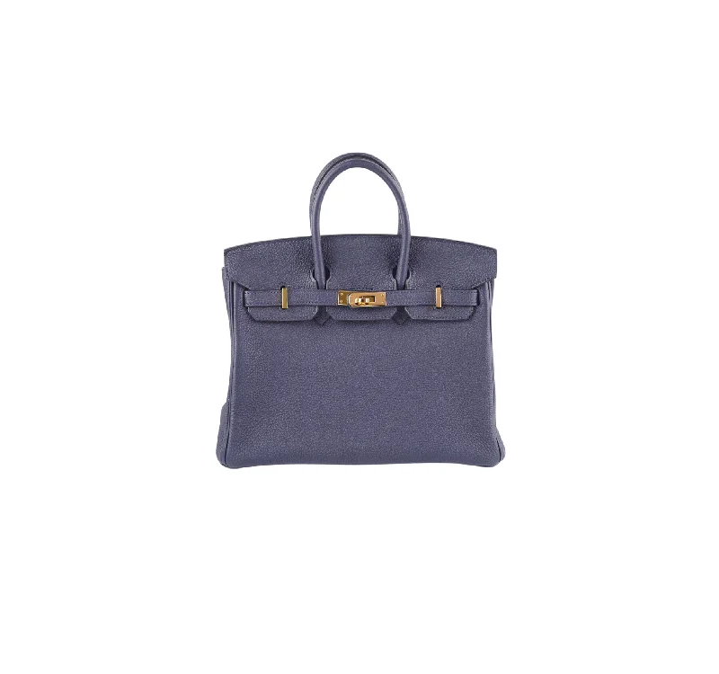 Hermes Birkin 25 Togo Bleu Nuit D Stamp (2019)