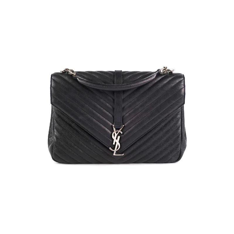 Saint Laurent Large College Bag Black