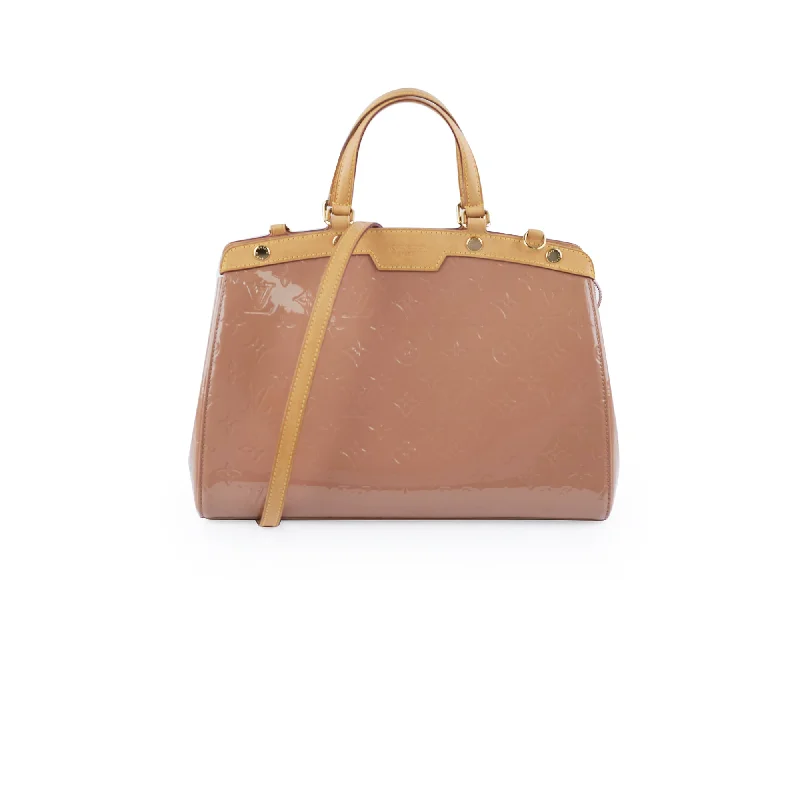 Louis Vuitton Brea Vernis Beige MM Bag