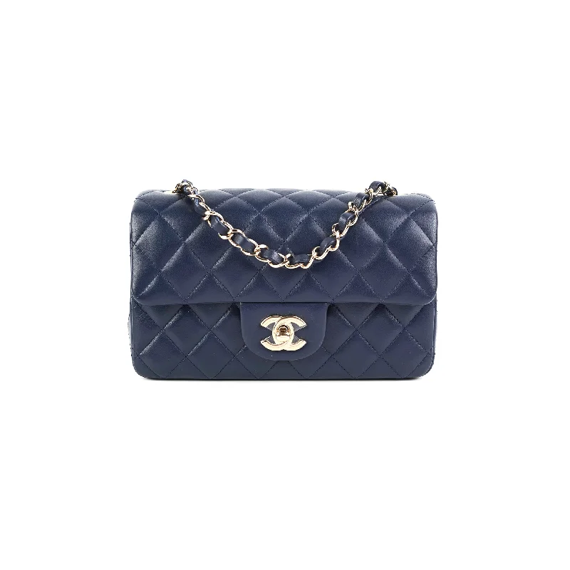 Chanel Mini Rectangular Navy