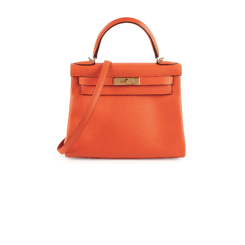 Hermes Kelly 28 Evercolor Feu X Stamp (2016)