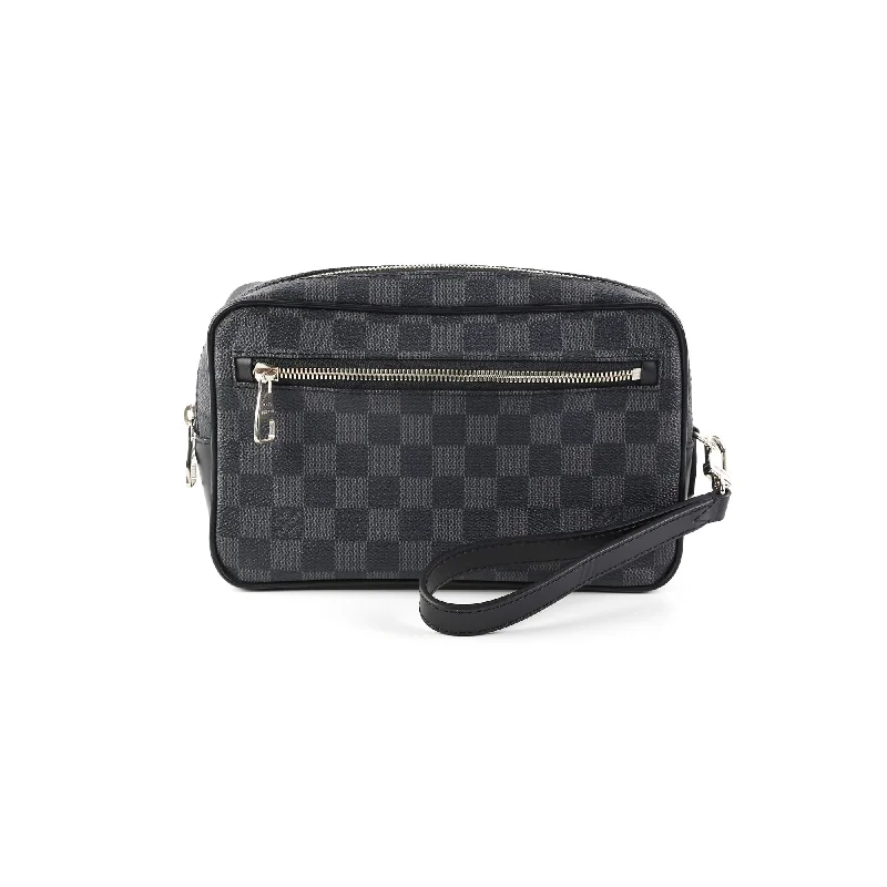 Louis Vuitton Kasai Graphite Clutch