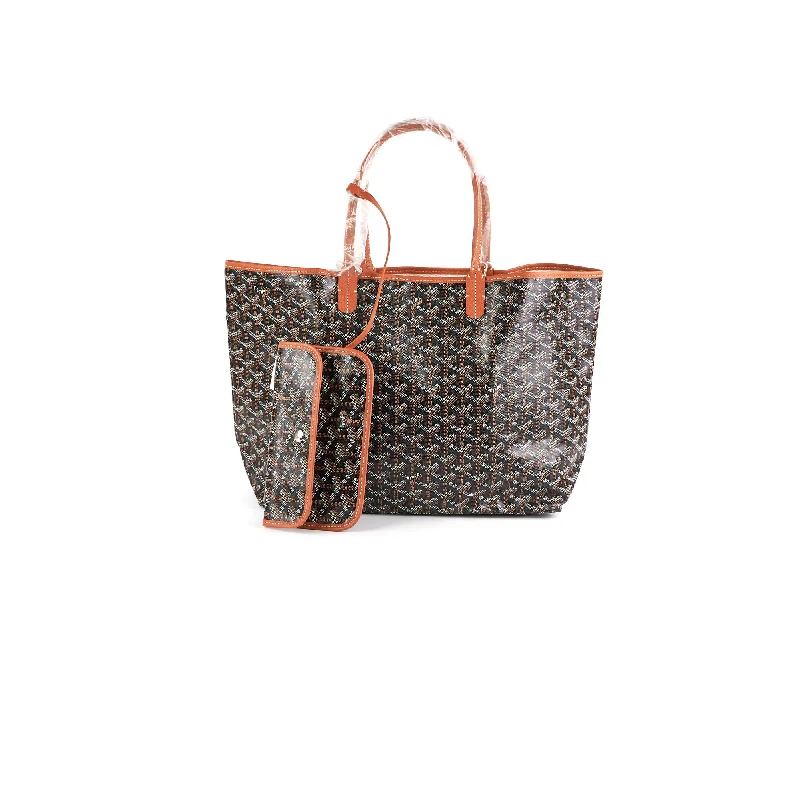 Goyard St Louis PM Black and Tan Shoulder Bag