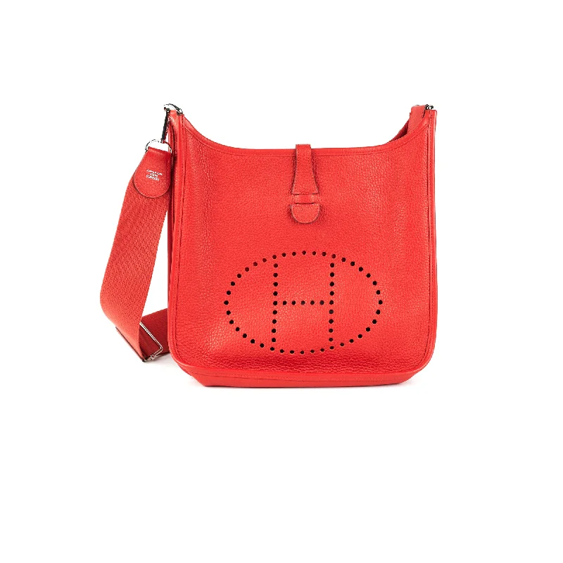 Hermes Evelyne 29 Togo Red A Stamp