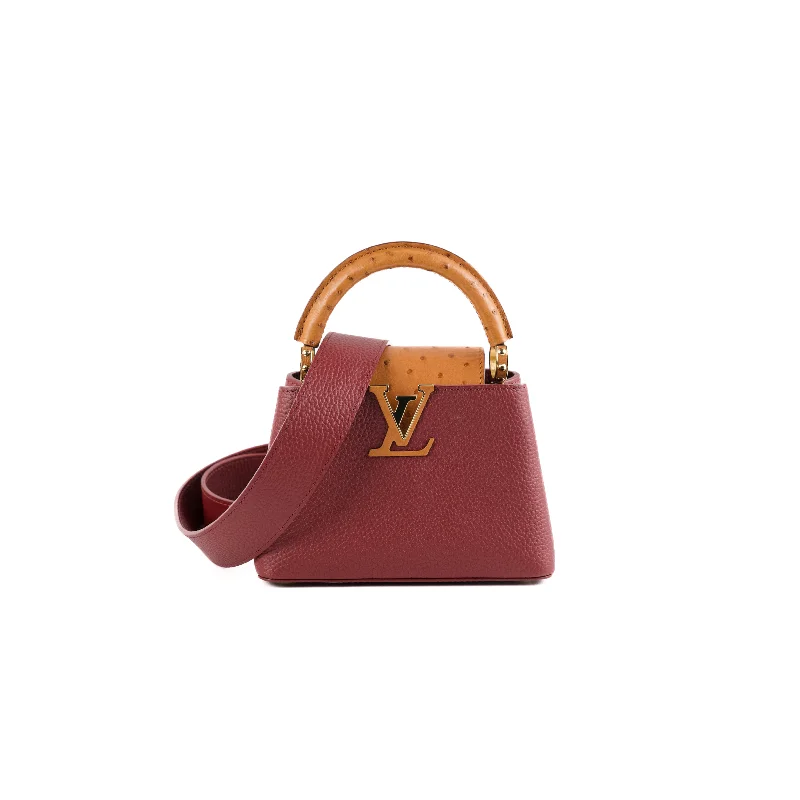 Louis Vuitton Capucines Mini with Ostrich Handle